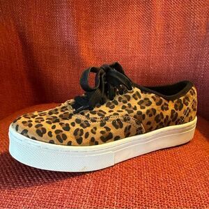 Just FAB Leopard Platform Sneakers